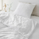 OlsenHome Bamboo Satin Påslakan Vit (200x140cm)