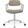 Vipp 453+ Swivel Aluminum/Dark Sand Kontorsstol 77.5cm
