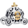 Pandora Disney 100th Anniversary Cinderella's Enchanted Carriage Lab Grown Charm - Gold/Silver/Diamond
