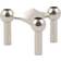 Stoff Nagel Krom Lysestage 10.2cm
