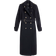 River Island Double Breasted Wool Blend Trench Coat - Black