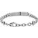 Diesel Stacked Bracelet - Silver