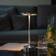 Wireless Silver Table Lamp 28cm