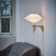 Le Klint The Mushroom Wood/Brass/White Vægarmatur ∅ 26cm