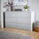 Home Source Lugano Storage 6 Drawers Grey Chest of Drawer 120x72cm
