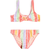 Roxy Girl's Ocean Treasure Bralette Bikini Set - Sunkissed Coral Salty Sunset (ERGX203484-mjv8)