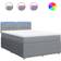 vidaXL Fabric Kontinentalseng 140x190cm