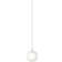 Muuto Rime White Pendellampa ∅ 12cm