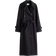 H&M Double Breasted Trench Coat - Black