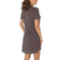 Lady Avenue Bamboo Short Sleeve Nightdress - Coffee Bean