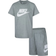 Nike Kid's Club Tee & Short Set - Dark Grey Heather (86L596-042)