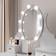 CARME Ruby Rozanna Grey Dressing Table 40x80cm 2pcs