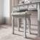 CARME Ruby Rozanna Grey Dressing Table 40x80cm 2pcs