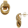 Anni Lu Triplet Earring - Gold