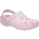 Crocs Kid's Classic Floral Cutout Clog - Pink Milk