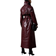 Shein AiiRZ Faux Crocodile Leather Longline Belted Trench Coat