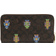 Coach Cosmic Long Zip Around Wallet In Signature Canvas With Robot Print - Gold/Walnut Multi