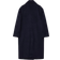 Stradivarius Long Double Breasted Coat - Navy Blue