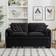 Ebern Designs W112440661 Black Sofa 61.8" 2 Seater