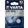 Varta CR 1616, 6616101402, Batteria Litio a Bottone, Piatta, Specialistica, 3 Volts, Diametro 16mm, Altezza 1,6mm, confezione 2 pile