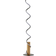 Lindby LED Spiraali Grey/Light Wood Golvlampa 133cm