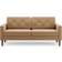 Dunelm Jacob Caramel Sofa 177cm 3 Seater