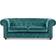 Furnishings For Less UK Ashbourne Teal Sofa 206cm 2pcs 2 Seater, 3 Seater