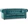 Furnishings For Less UK Ashbourne Teal Sofa 206cm 2pcs 2 Seater, 3 Seater