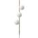 Edgeform Stringball Brass Väggarmatur