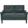Winston Porter Chela Blue Sofa 56.3" 2 Seater