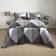 OHS Teddy Geometric Duvet Cover Grey (200x200cm)