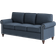 Lark Manor Anylia Blue Linen Blend Sofa 78" 3 Seater