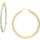 Macy's In & Out Hoop Earrings - Gold/Silver/Diamonds