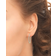 Macy's In & Out Hoop Earrings - Gold/Silver/Diamonds