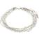 Pilgrim Lily Chain Bracelet - Silver