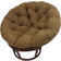 Blazing Needles Microsuede Papasan Chair Cushions Brown (132.1x132.1cm)