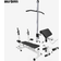 Gorilla Sports Weight Bench With Lat Pulldown Tower