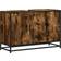 vidaXL Rökfärgad Tvättställsskåp 90 x 33 x 60 cm
