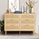 VEVOR Boho Natural Kommode 110x75.5cm