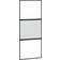 vidaXL with Hardware Set 90x205 cm Sliding Door Clear Glass (90x)