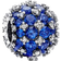 Pandora Sparkling Pavé Round Blue Charm
