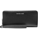 Michael Kors Large Pebbled Leather Continental Wallet - Black