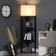 Homcom Corner Modern with Shelves Grey Floor Lamp 159cm