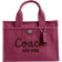 Coach Cargo Tote Bag 26 - Silver/Pink