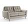 Dunelm Sven Grey Sofa 154cm 2 Seater