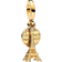 Pandora Paris Eiffel Tower Lab Grown Engravable Double Dangle Charm - Gold/Diamond