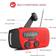 Crank radio with Solar cells 2000mAh Powerbank Sos