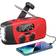 Crank radio with Solar cells 2000mAh Powerbank Sos