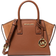 Michael Kors Avril Extra Small Leather and Suede Satchel - Luggage