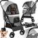 tectake Pram Pet Pushchair Foldable Dog Stroller